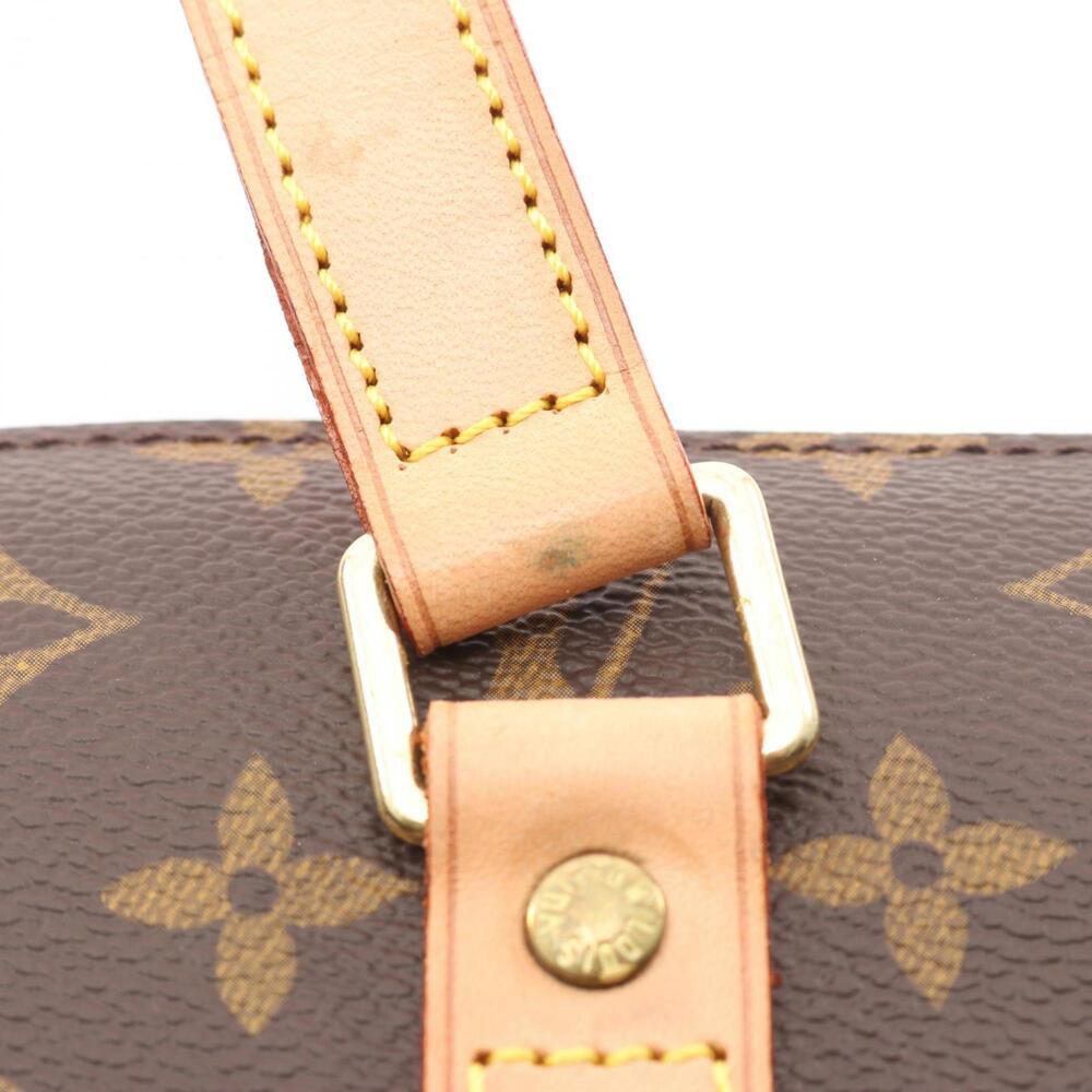 LOUIS VUITTON Brown Monogram Leather Shoulder Bag - Picture 9 of 12
